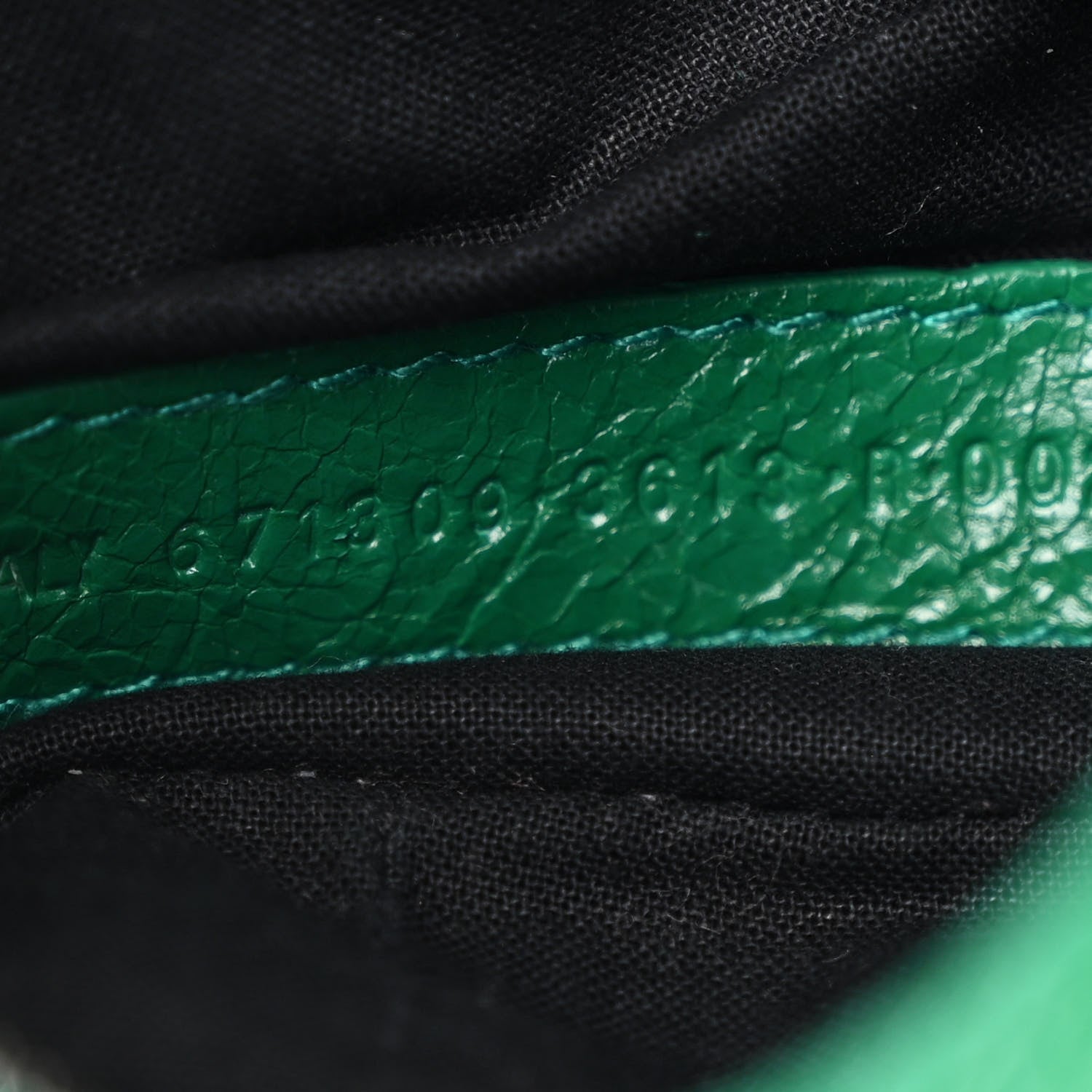 Balenciaga Agneau Arena Le Cagole Shoulder Bag XS Jade 9 of 14