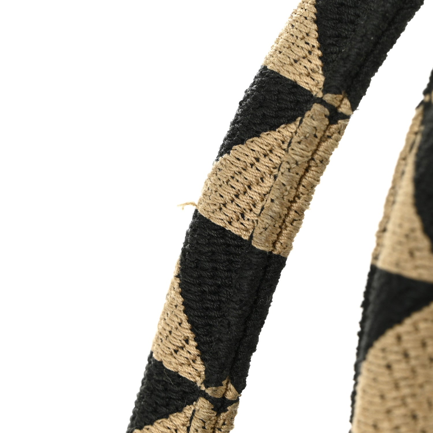 Prada Jacquard Saffiano Triangolo Symbole Embroidered Small Tote Black Corda 11 of 11