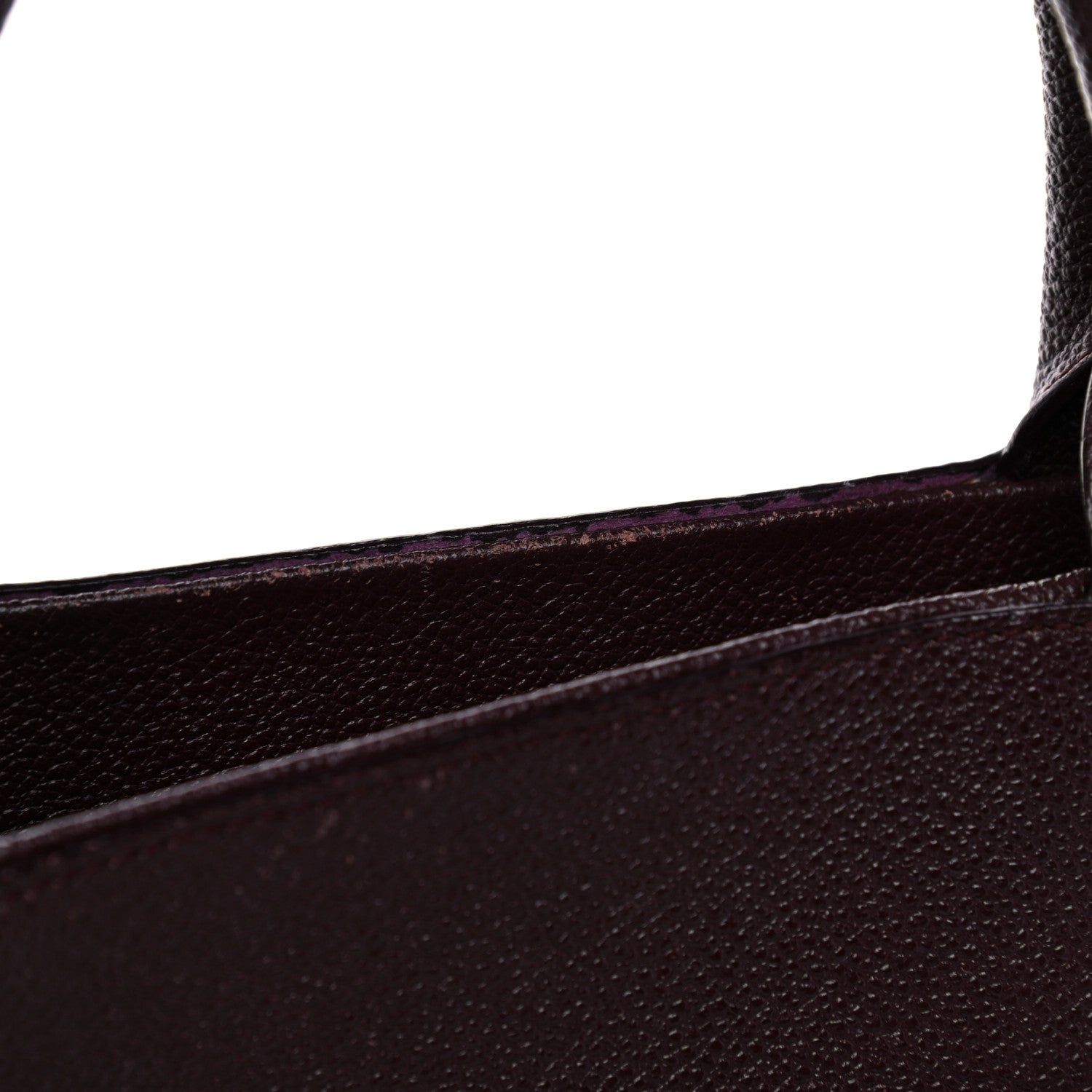 Saint Laurent Grained Calfskin Medium Cabas Rive Gauche Amaranto 18 of 29