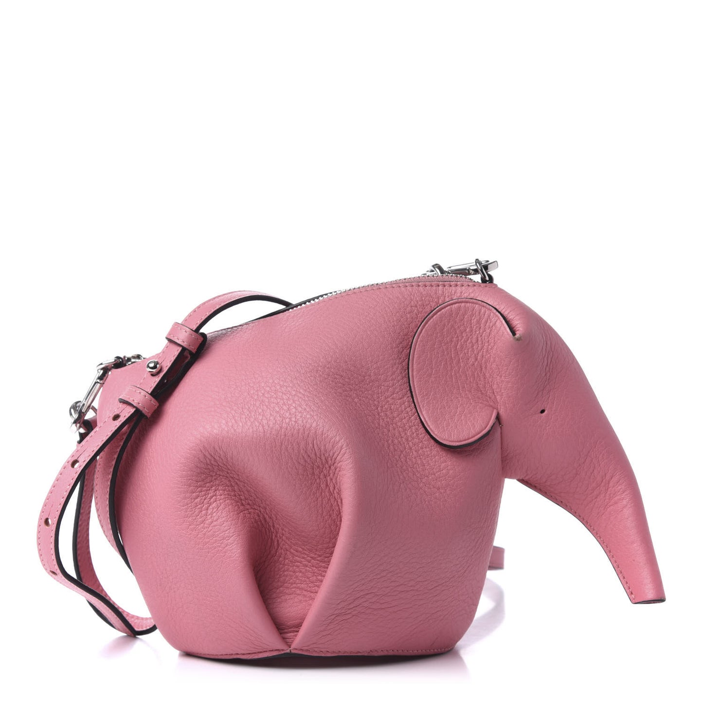 Calfskin Mini Elephant Crossbody Bag Candy
