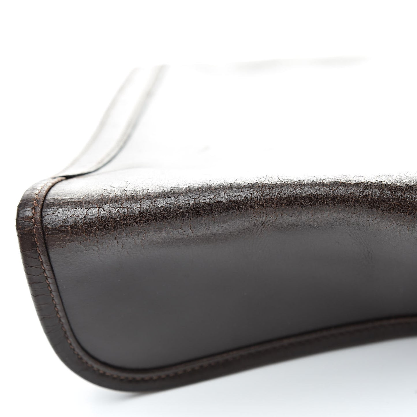 Box Calf Jige PM Clutch Chocolate