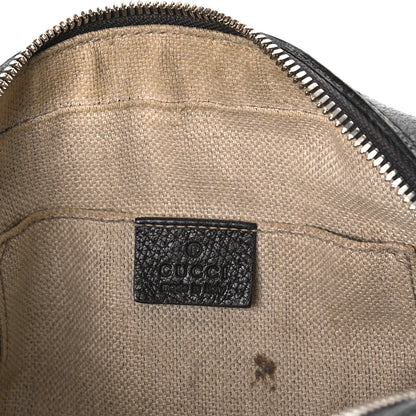 Gucci Monogram Web Small Webby Bee Shoulder Bag Dark Brown 6 of 22