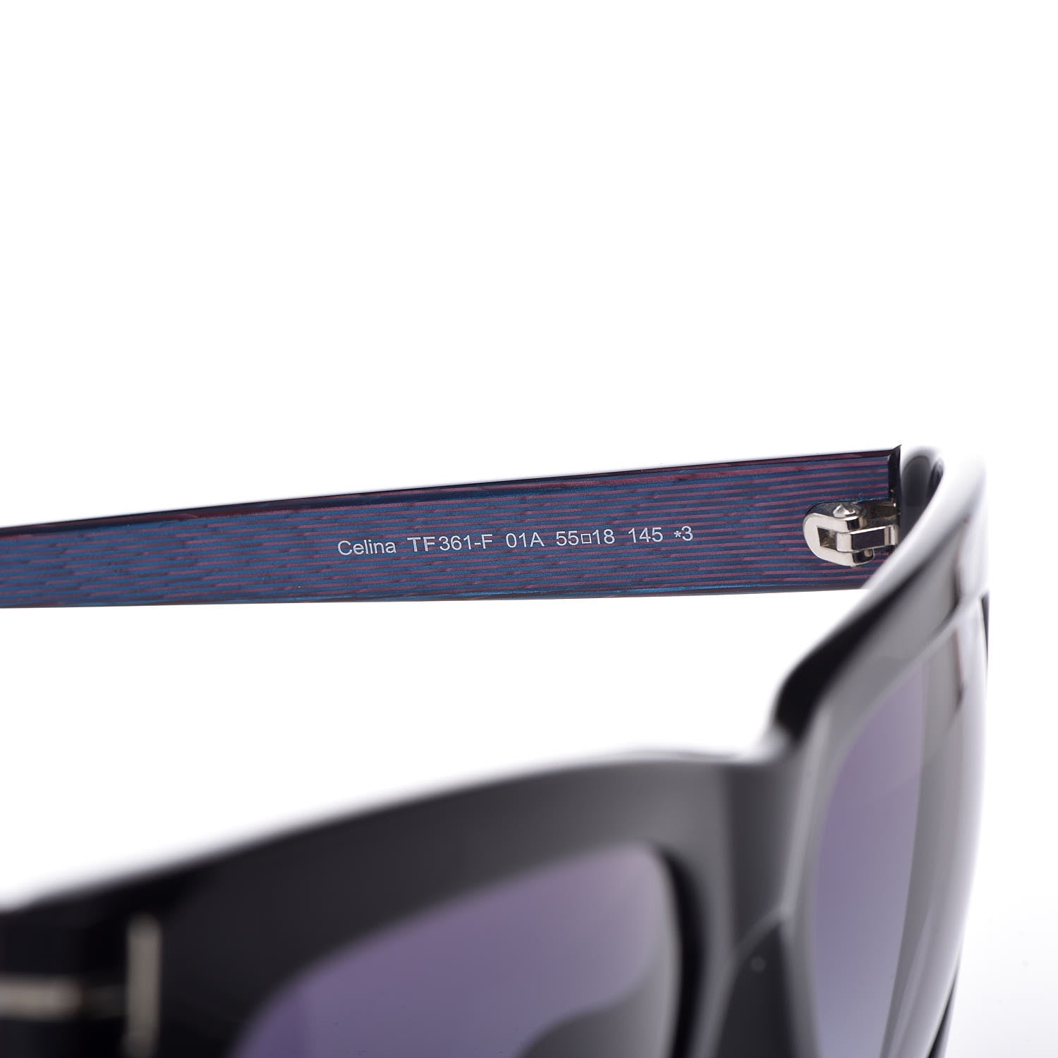 Tom Ford Celina Sunglasses TF361 Black 5 of 7