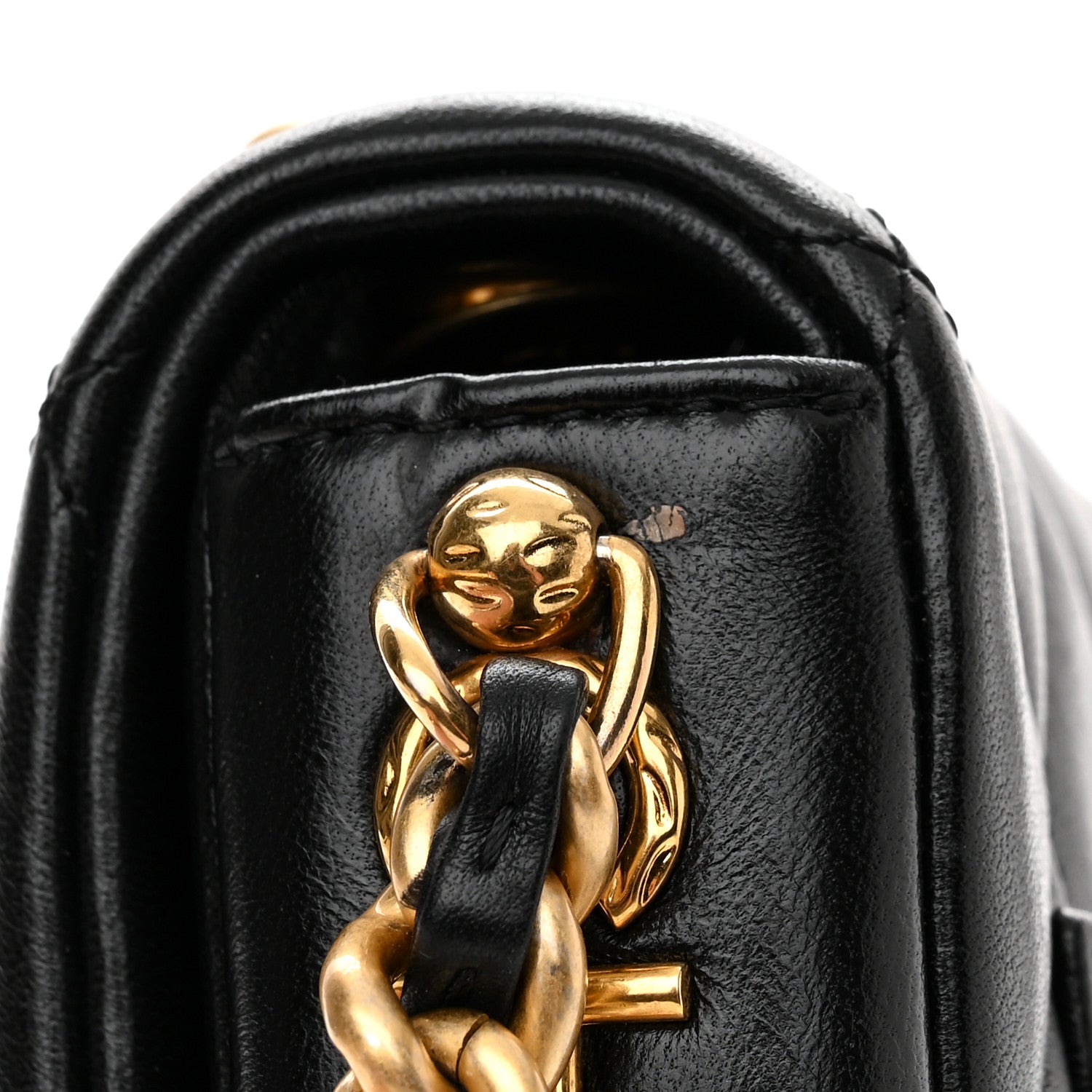 Chanel Lambskin Quilted Small Side Note Flap Black 11 of 11