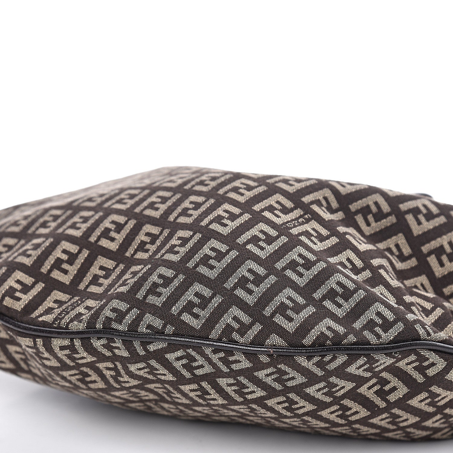 Fendi Zucchino Vitello Oyster Testa di Moro Beige 7 of 8