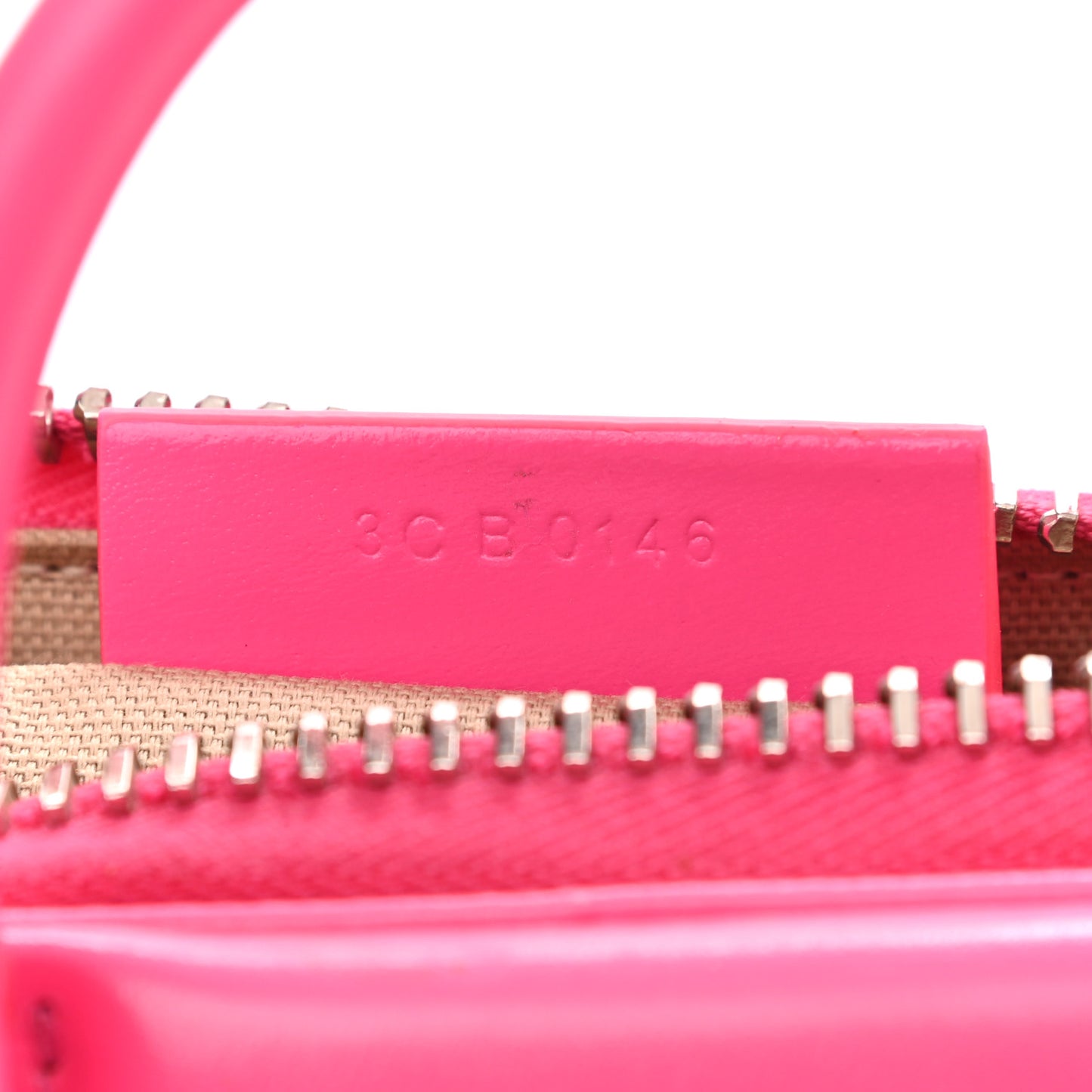 Shiny Lord Calfskin Mini Antigona Shocking Pink