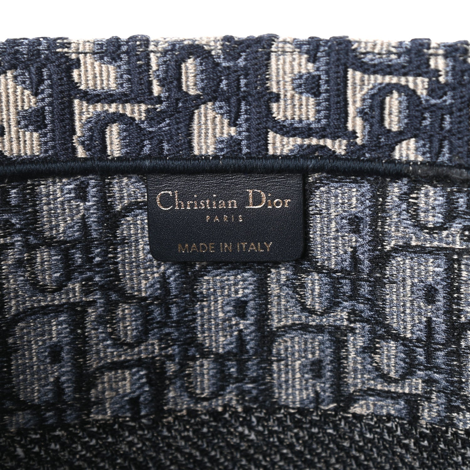 Christian Dior Oblique Medium Book Tote Blue Multicolor 6 of 9