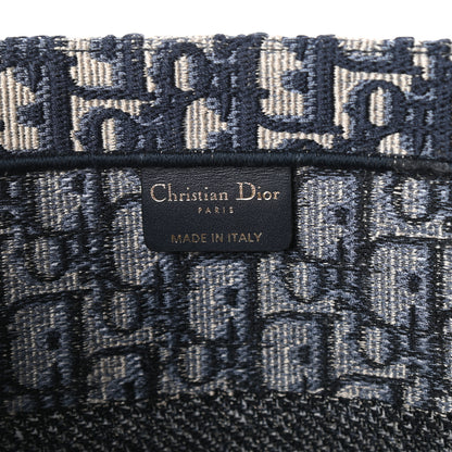 Christian Dior Oblique Medium Book Tote Blue Multicolor 6 of 9