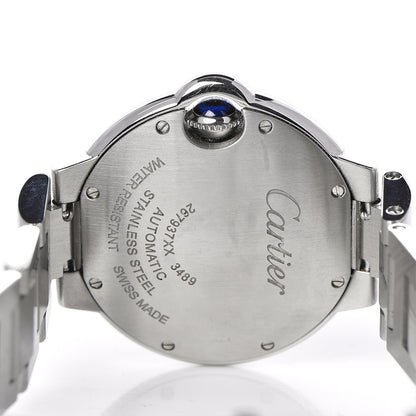 Cartier Stainless Steel Diamond 33mm Ballon Bleu De Automatic Watch 4 of 7