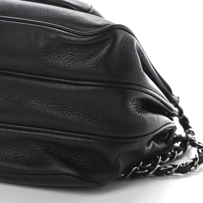 Chanel Caviar Mademoiselle Lock Accordion Flap Black 10 of 10