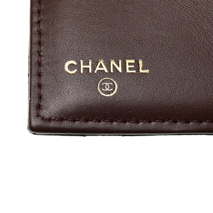 Chanel Caviar Quilted CC Zip Compact Wallet Black 6 of 9