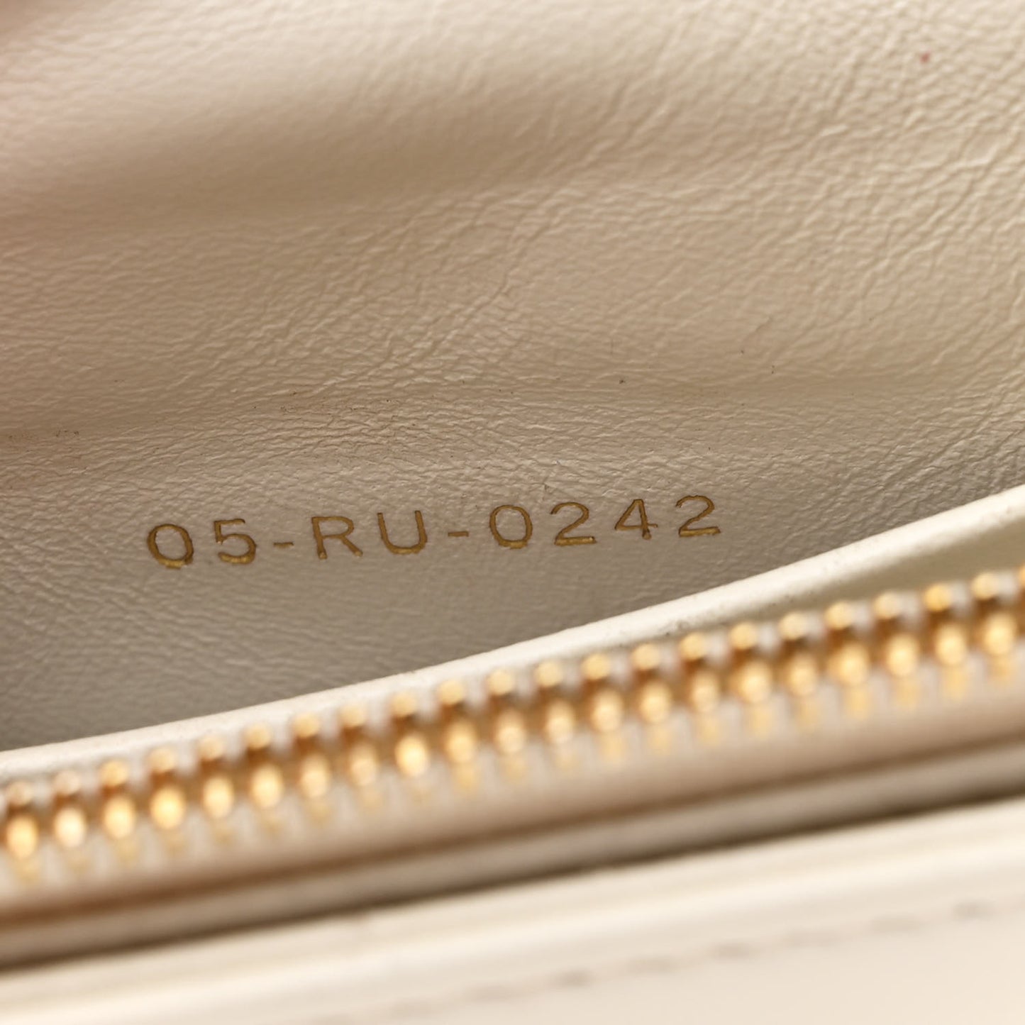 Calfskin Macrocannage Mini Caro Bag White