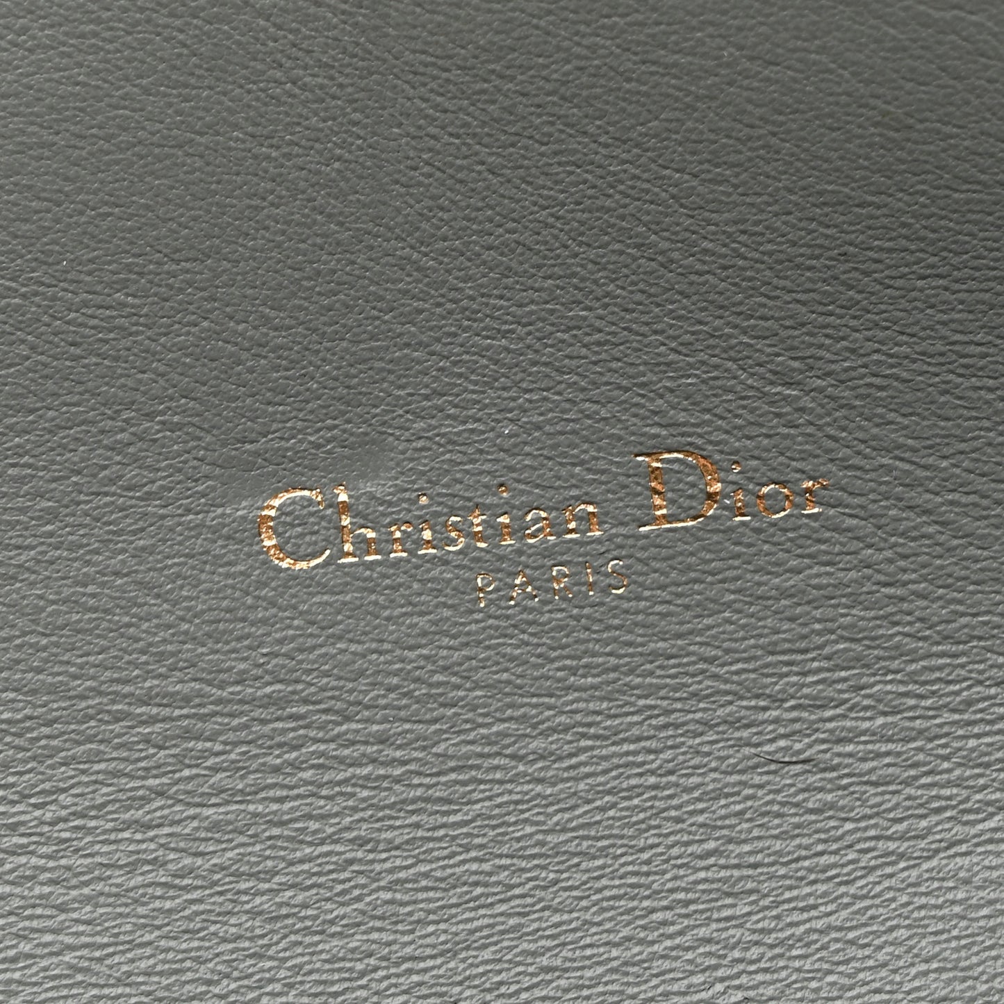 Oblique Saddle Chain Long Wallet Grey