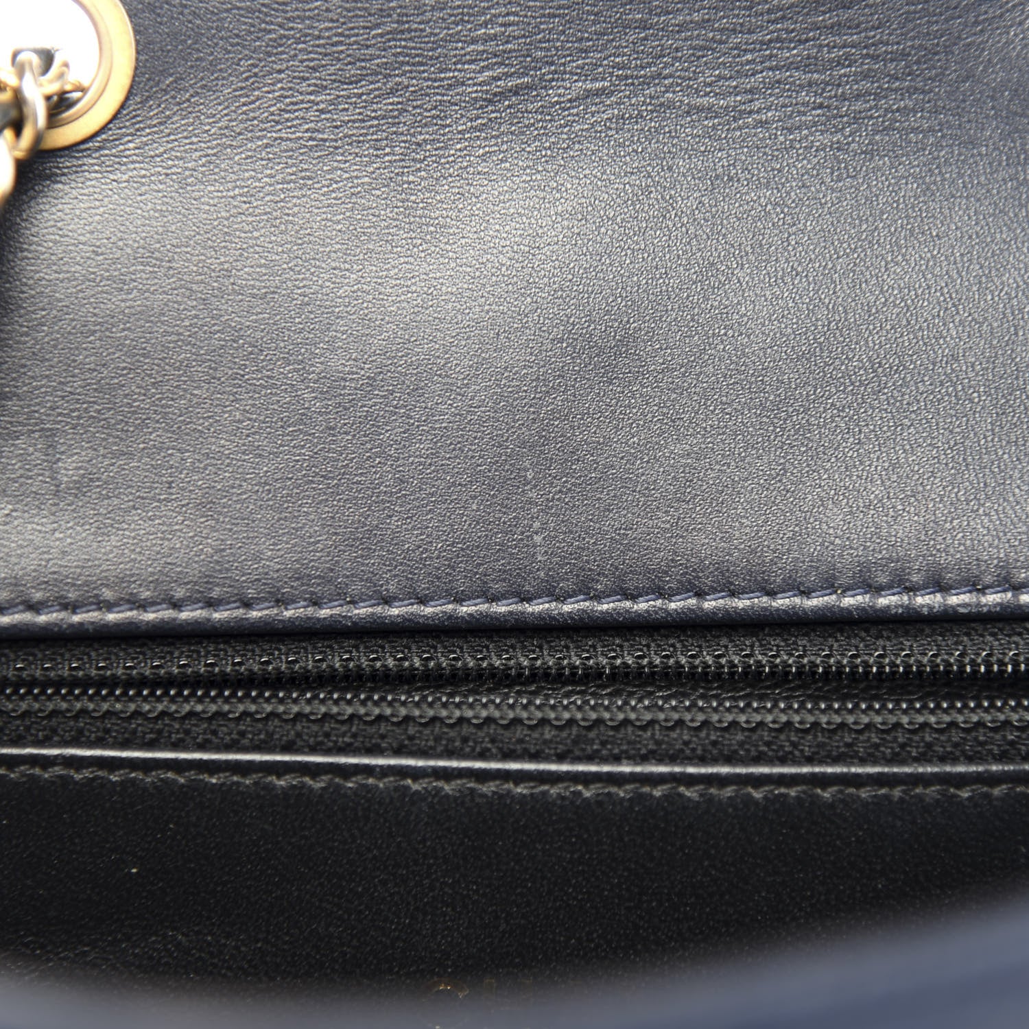 Chanel Caviar Quilted Small CC Filigree Flap Navy Black 8 of 11