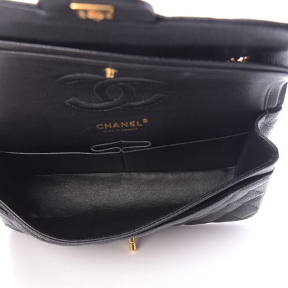 Chanel Caviar Quilted Medium Double Flap Black 6 of 12