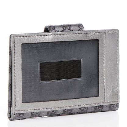 Gucci Microguccissima Heart Travel Wallet Silver 3 of 8