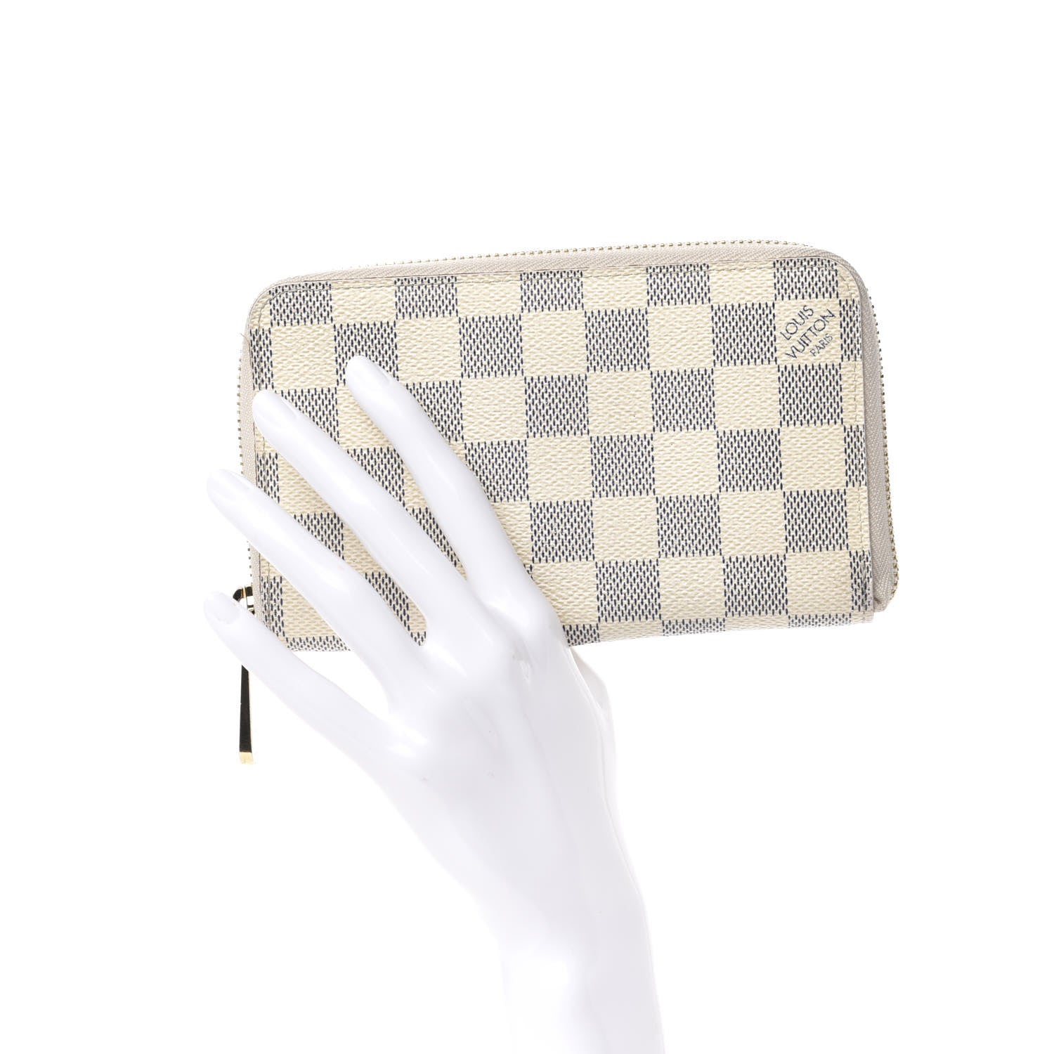 Louis Vuitton Damier Azur Compact Zippy Wallet 2 of 7