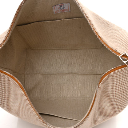 Hermes Canvas Large Bride-A-Brac Cabriole Case Biscuit 5 of 10