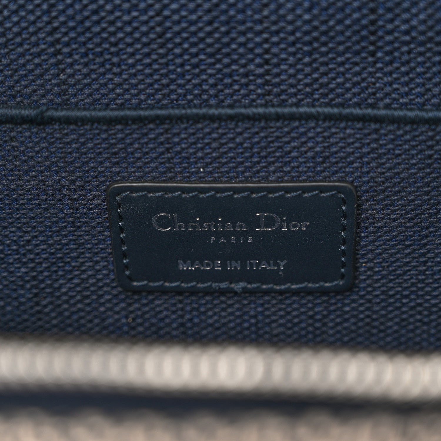 Christian Dior Oblique Small Diortravel Vanity Case With Shoulder Strap Blue 6 of 9