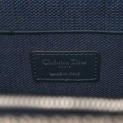 Christian Dior Oblique Small Diortravel Vanity Case With Shoulder Strap Blue 6 of 9