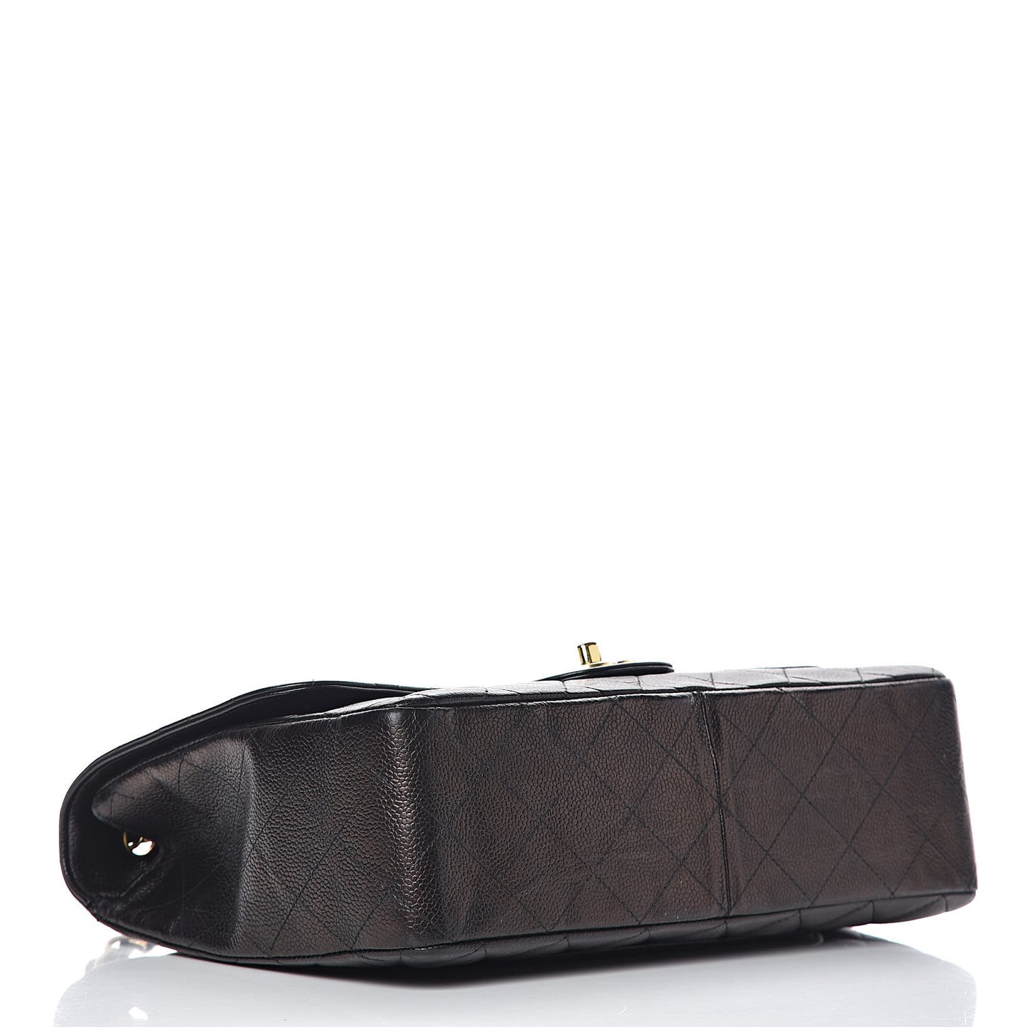 Caviar Quilted Jumbo Single Flap Black