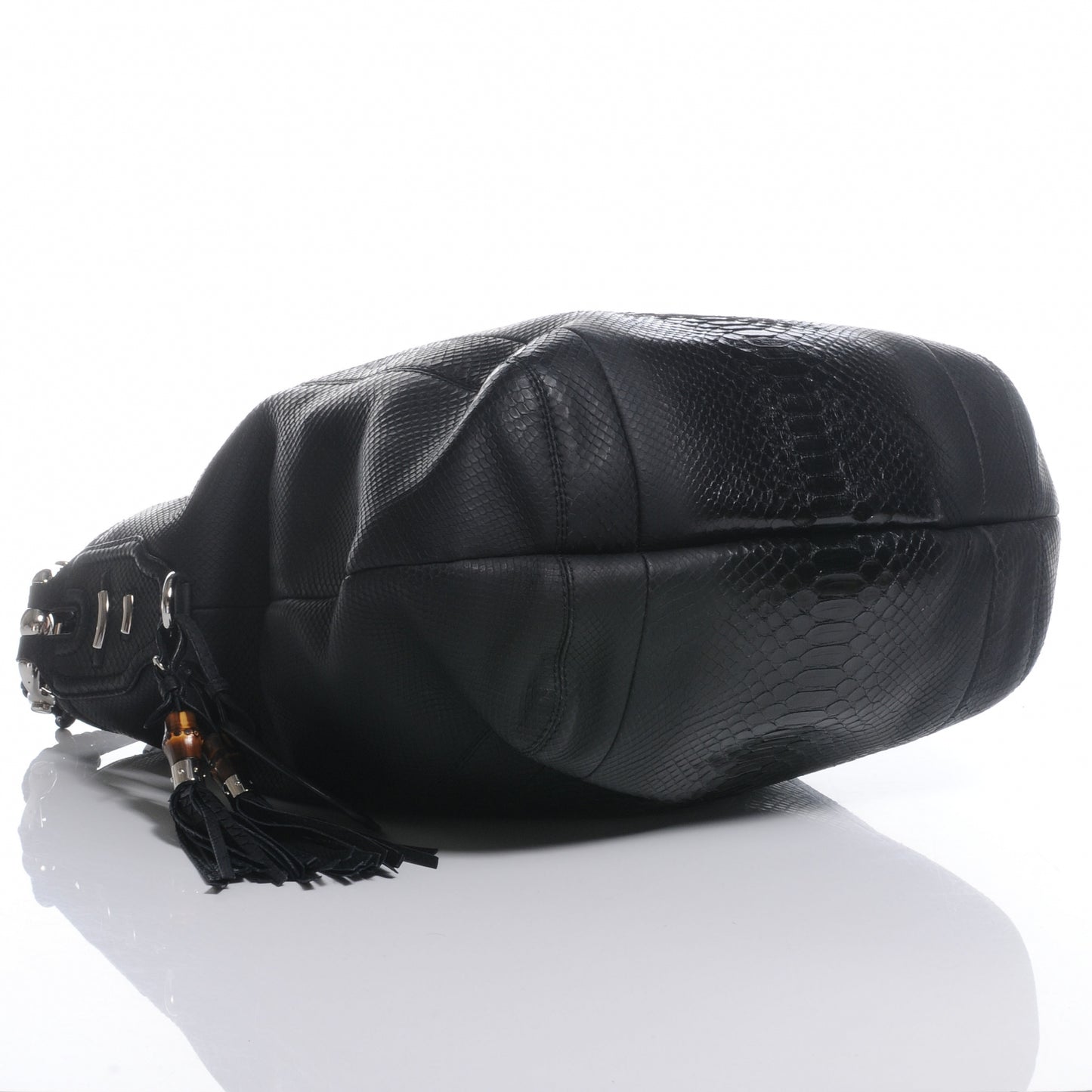 Python Large Techno Tag Hobo Black