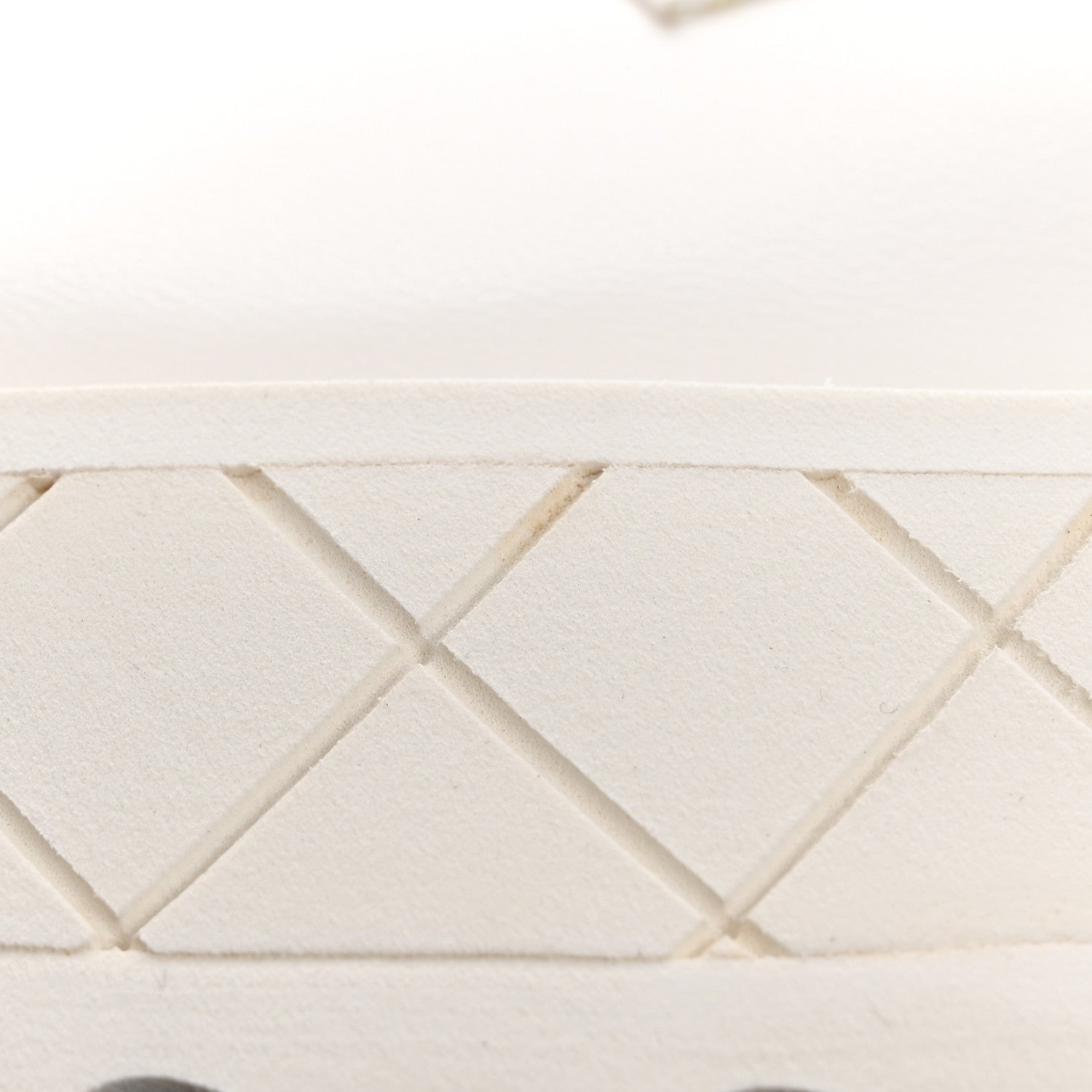 Chanel Lambskin Quilted Lace Up Wedge Combat Boots 37.5 White 15 of 18