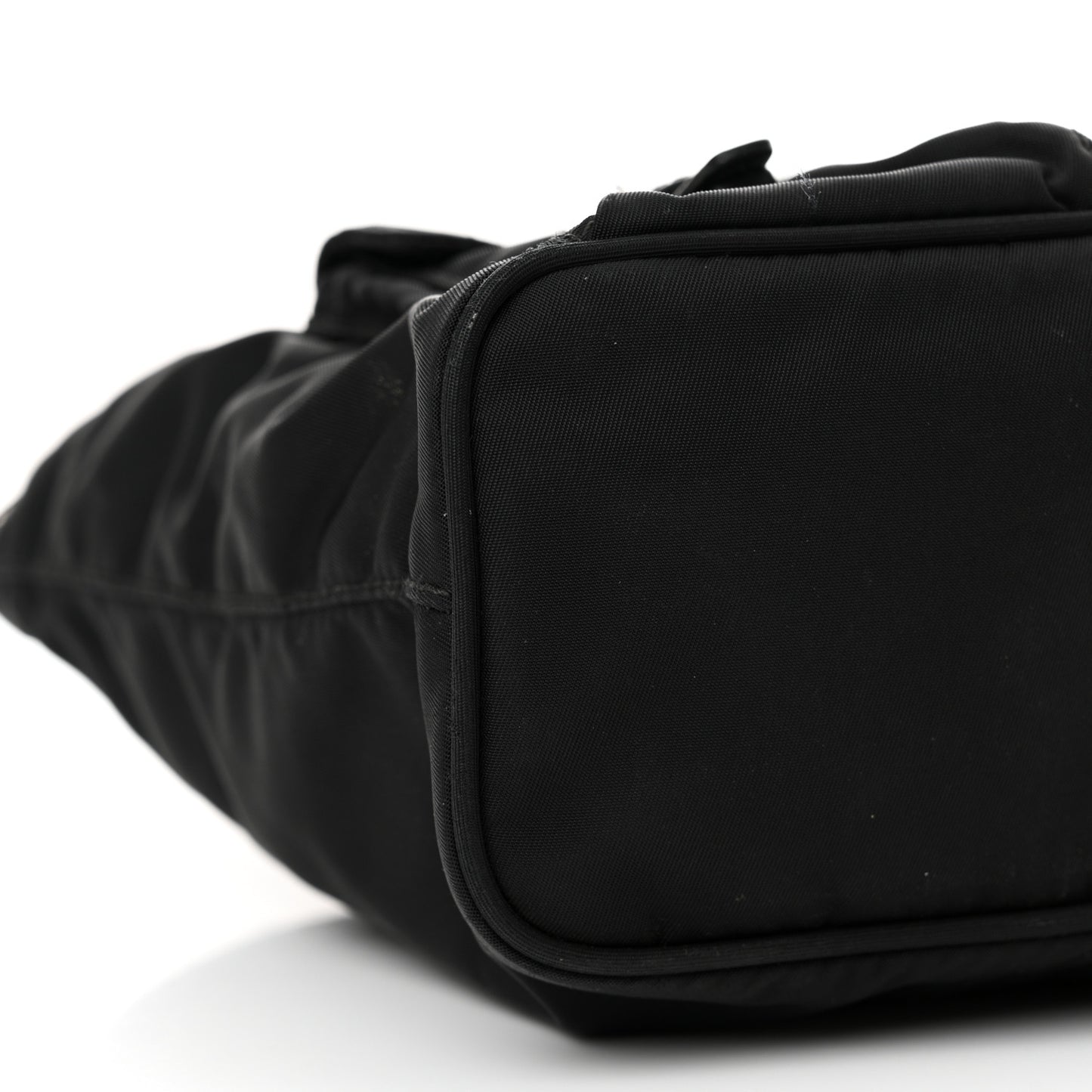 Nylon Vela Mini Crossbody Backpack Black