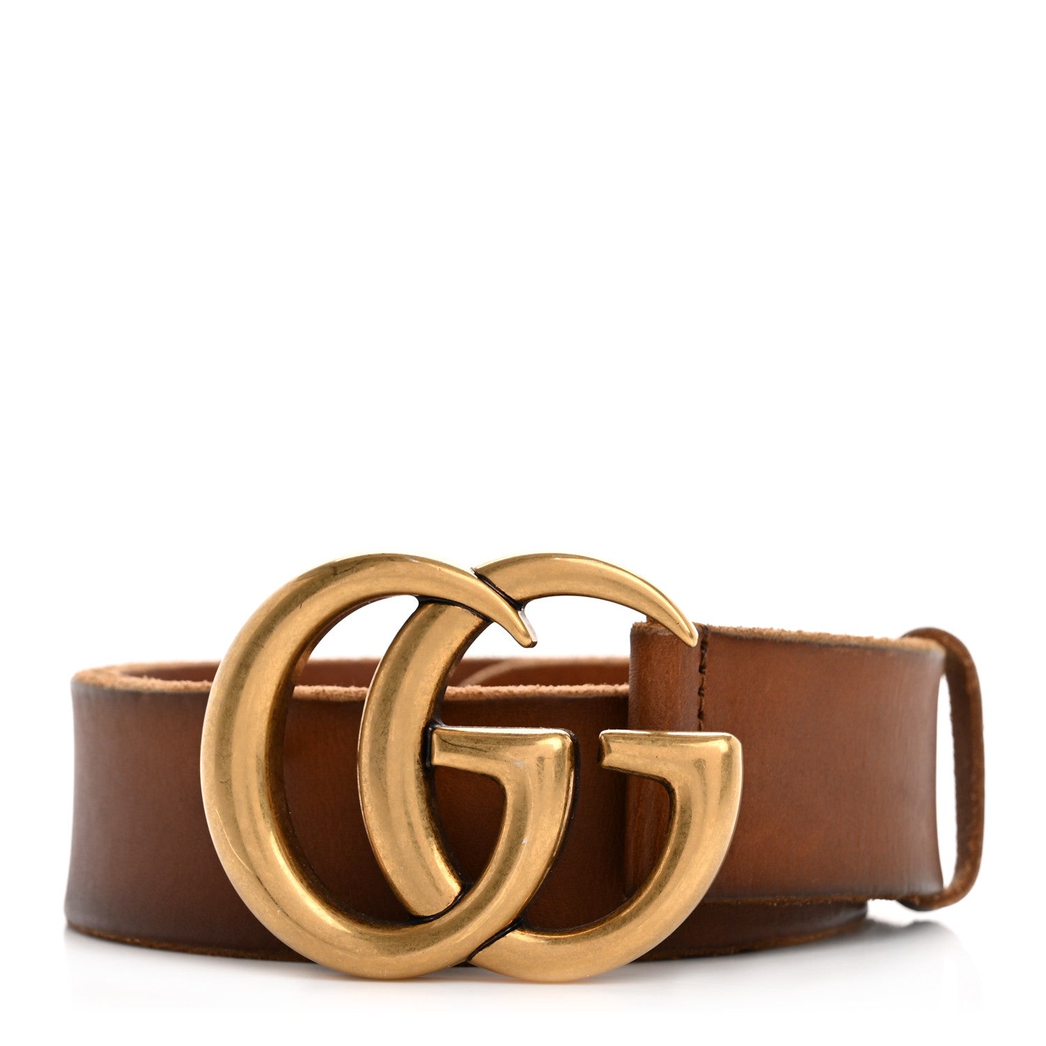 Gucci Faded Calfskin Double G 40mm Belt 80 32 Cuir 1 of 7