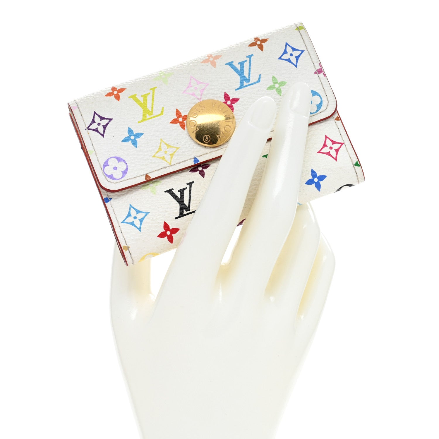 Louis Vuitton Monogram Multicolor Business Card Holder White 2 of 6
