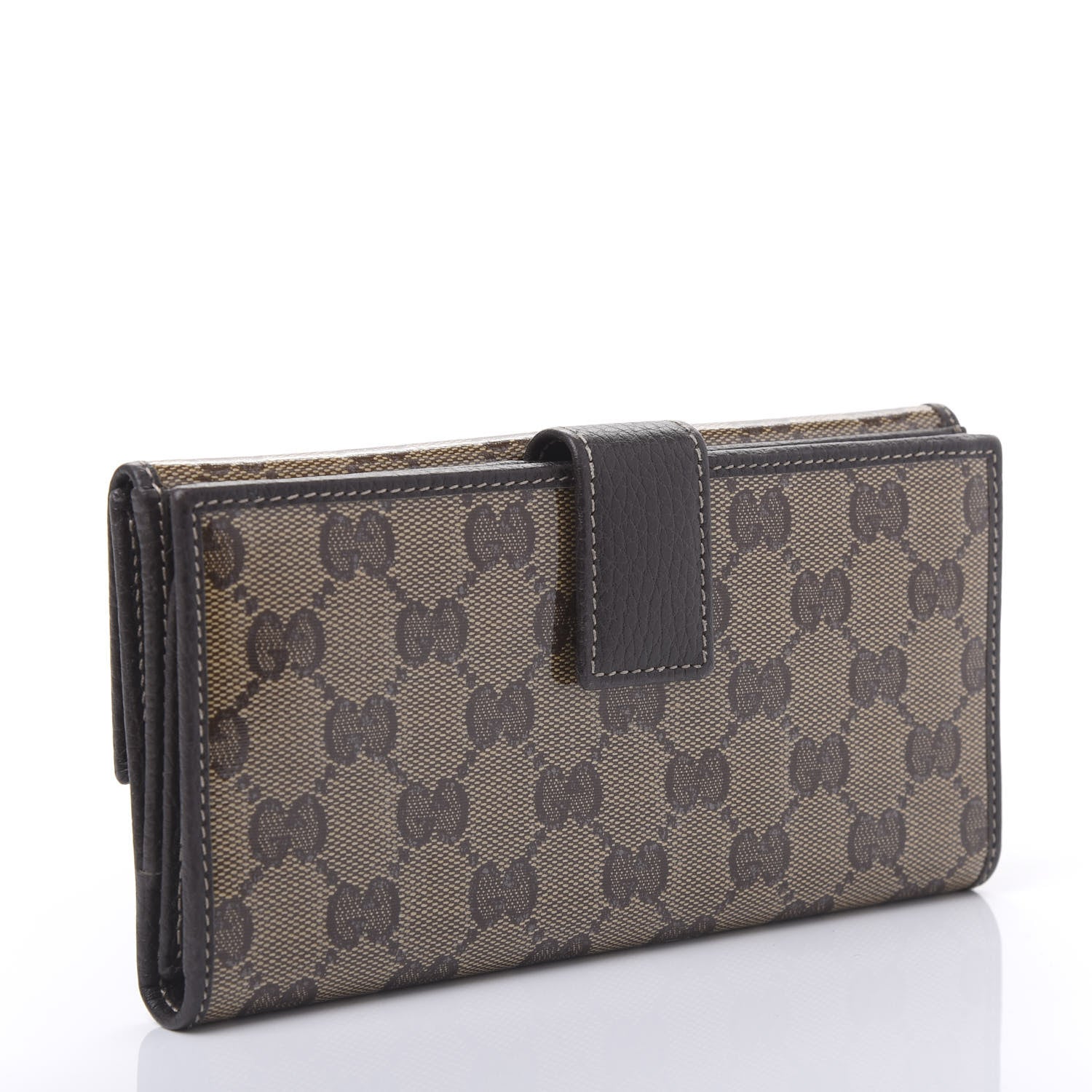 Gucci Crystal Monogram Continental Wallet Brown 3 of 11