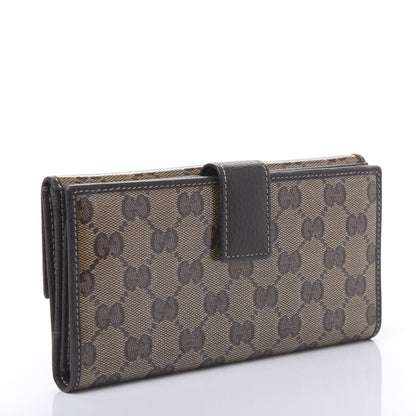 Gucci Crystal Monogram Continental Wallet Brown 3 of 11