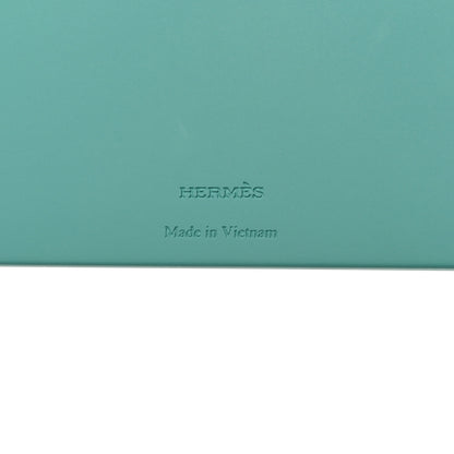 Hermes Lacquered Wood Western And Company Tissue Box Bleu Ciel Bleu Venise 6 of 7