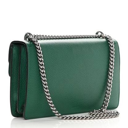Gucci Pebbled Calfskin Small Dionysus Shoulder Bag Emerald 3 of 13