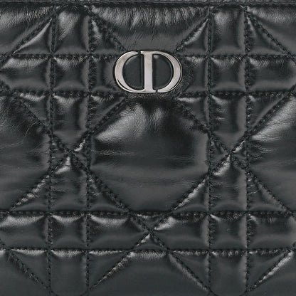 Christian Dior Calfskin Macrocannage Caro Box Bag Black 7 of 11