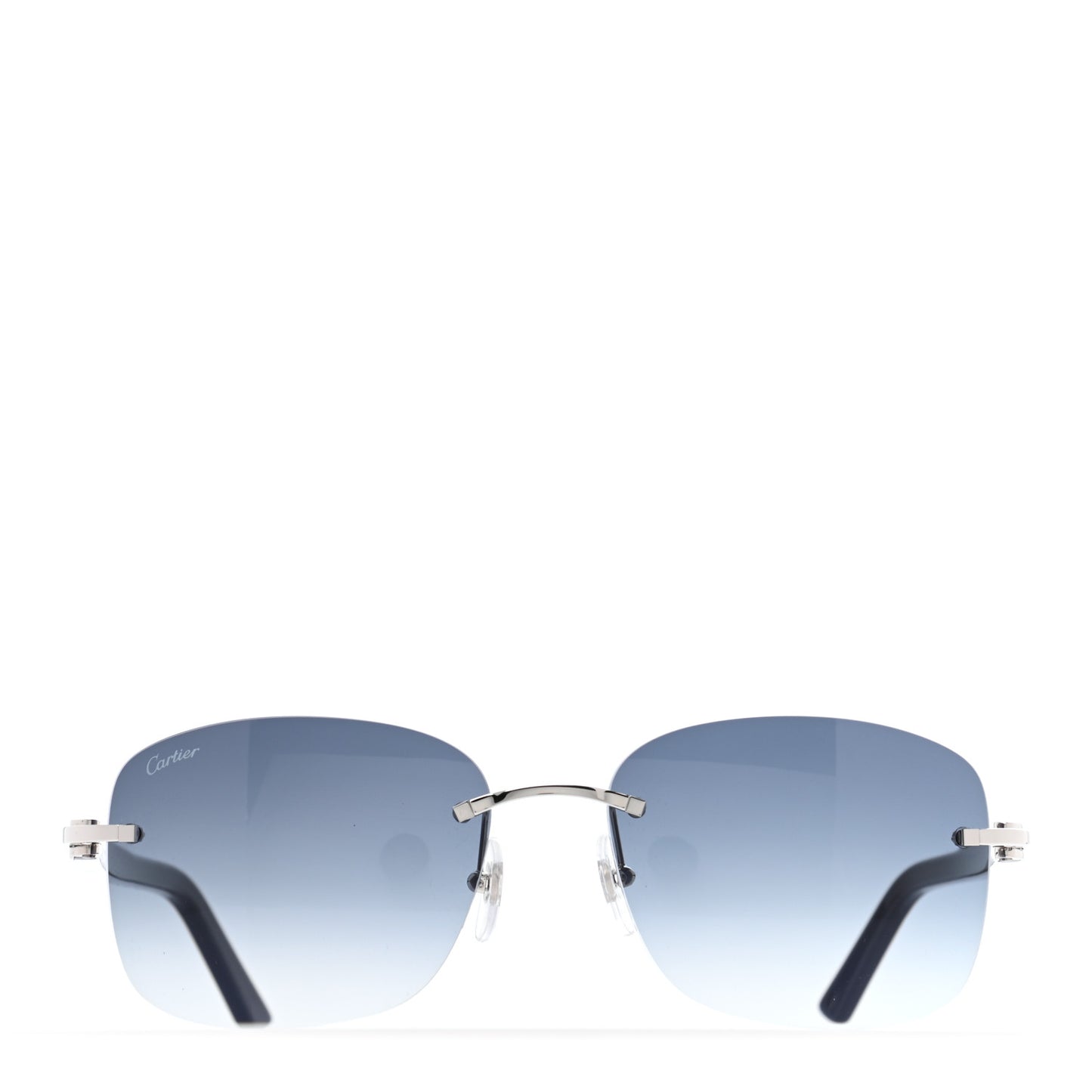 C Decor Rimless Sunglasses Blue