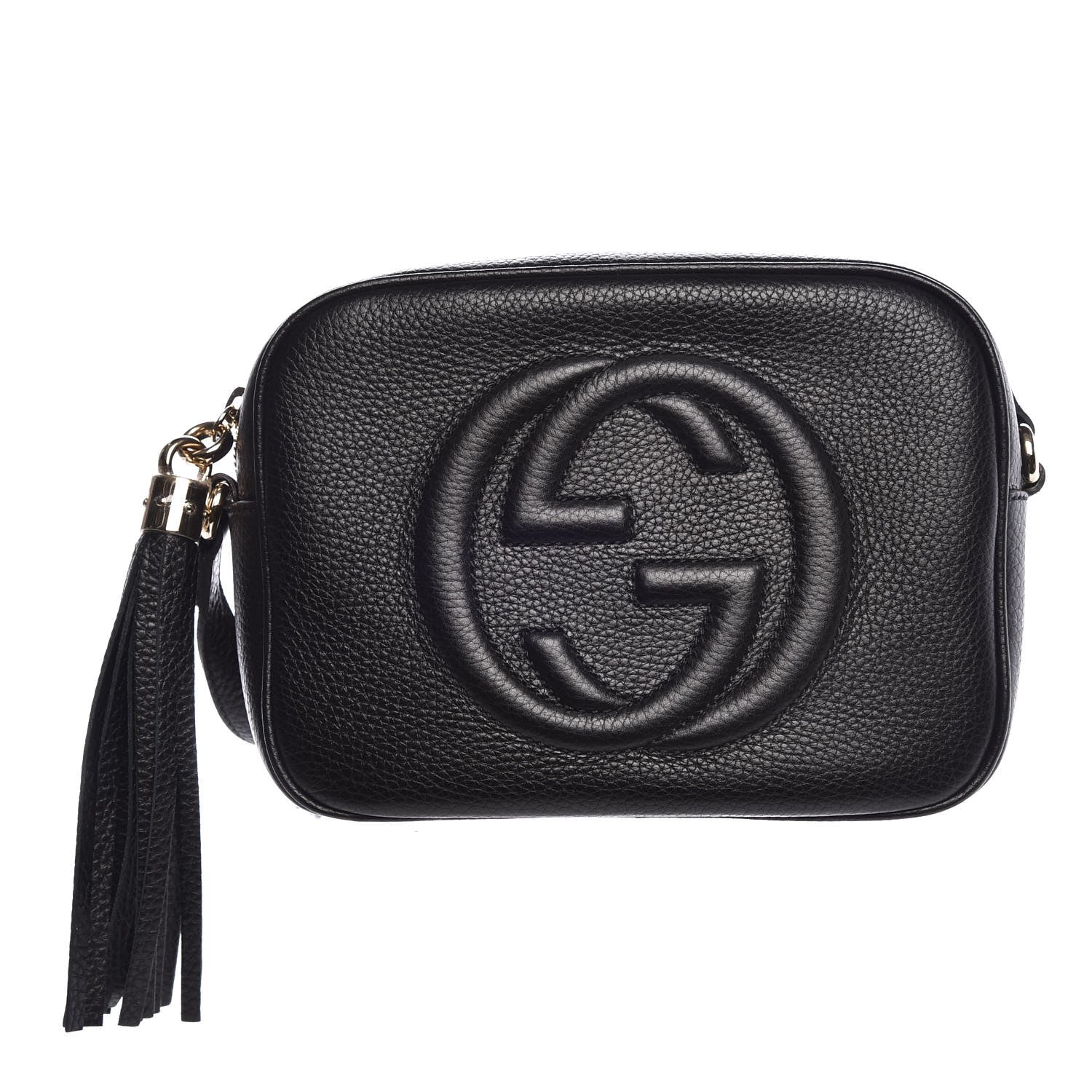 Gucci Pebbled Calfskin Small Soho Disco Bag Black 1 of 8