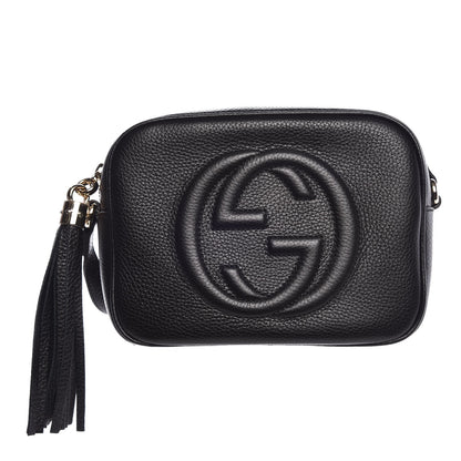Gucci Pebbled Calfskin Small Soho Disco Bag Black 1 of 8