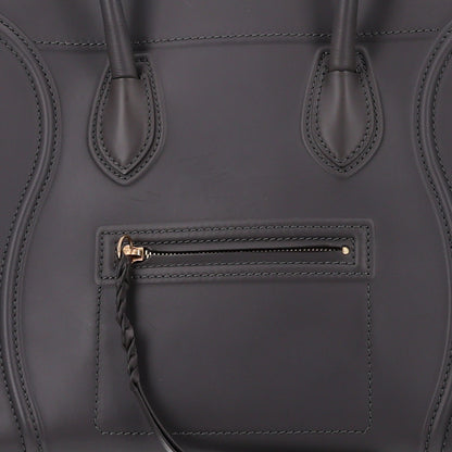 Celine Smooth Calfskin Medium Phantom Luggage Grey 9 of 11