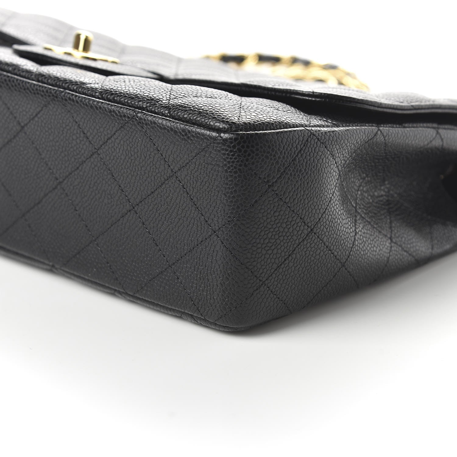 Chanel Caviar Quilted Jumbo Single Flap Black 7 of 11