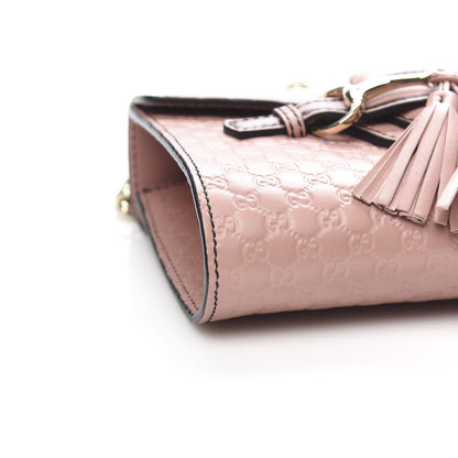 Gucci Microguccissima Mini Emily Shoulder Bag Soft Pink 8 of 10