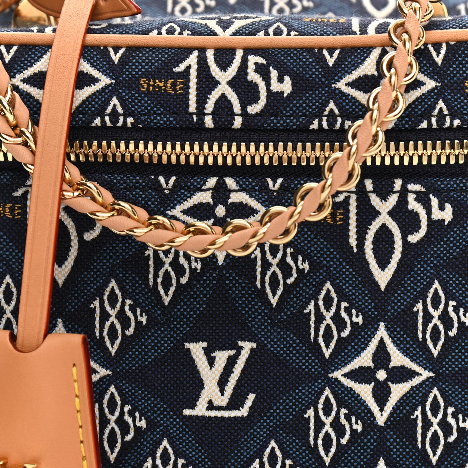 Louis Vuitton Jacquard Since 1854 Vanity PM Blue 7 of 9