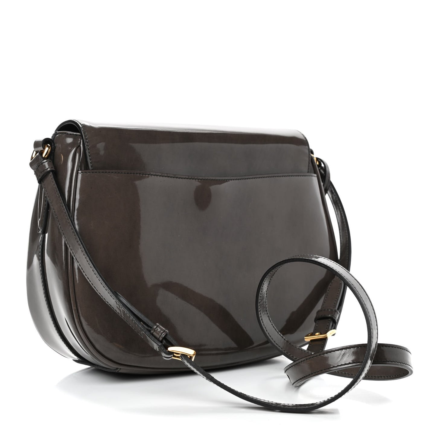 Spazzolato Messenger Bag Grafite Fume