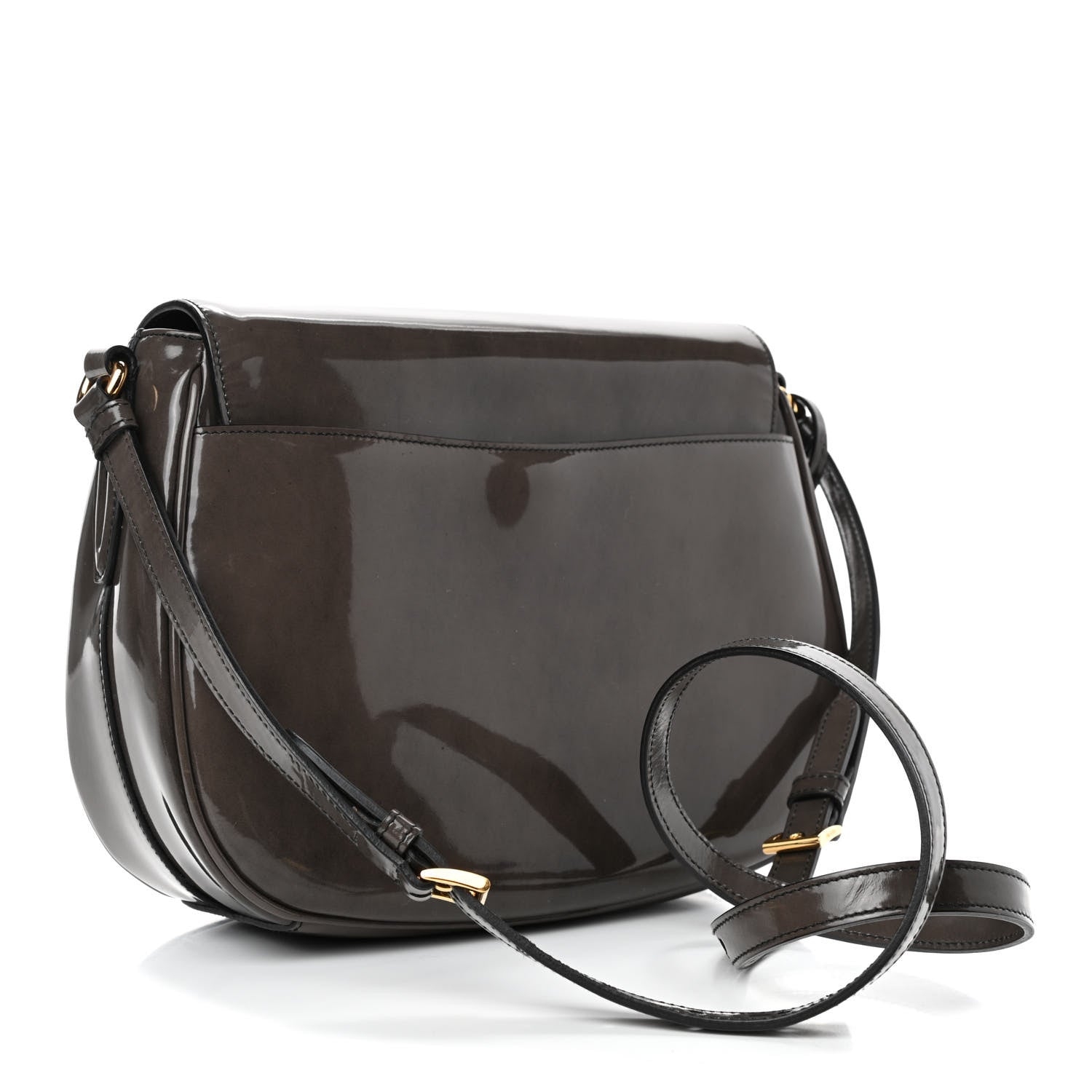 Prada Spazzolato Messenger Bag Grafite Fume 2 of 4