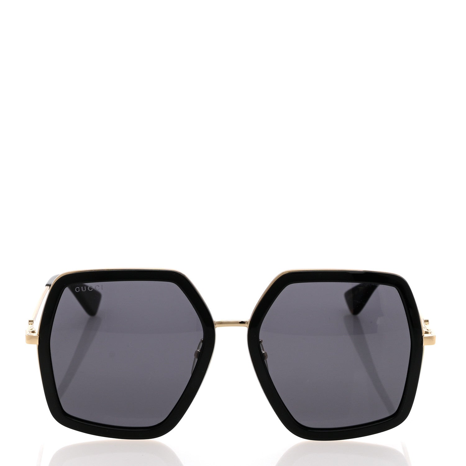 Gucci Acetate Oversize Square Frame GG0106S Sunglasses Black 2 of 9