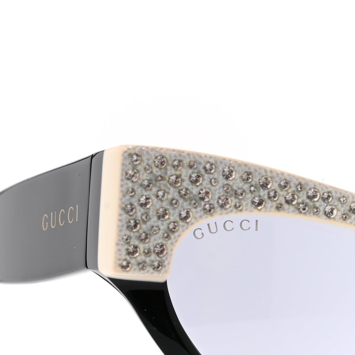 Crystal Acetate Cat Eye GG1167S Sunglasses Black