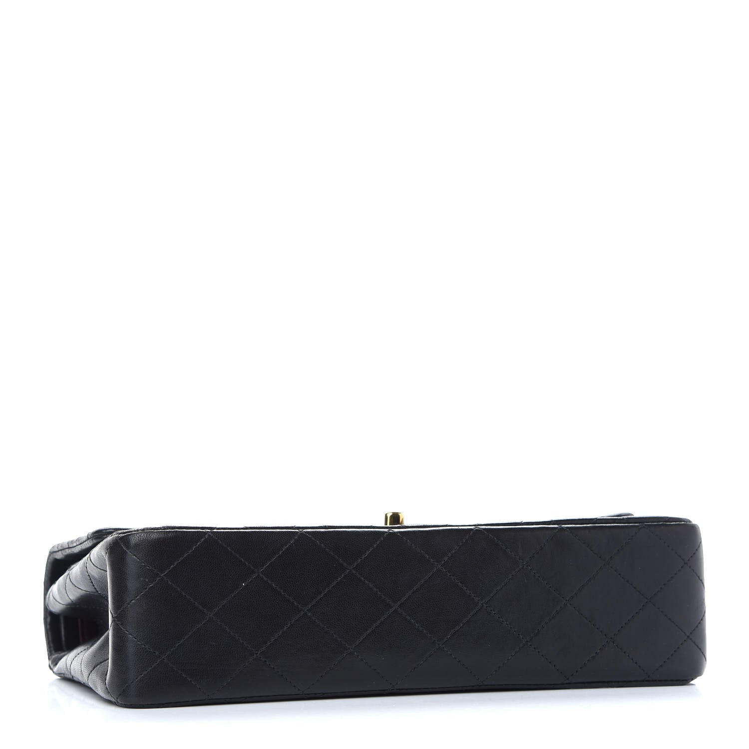 Chanel Lambskin Quilted Medium Double Flap Black 3 of 10