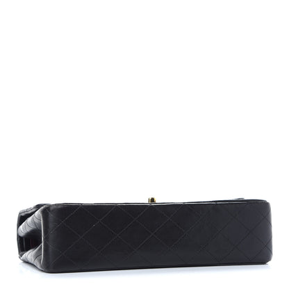 Chanel Lambskin Quilted Medium Double Flap Black 3 of 10