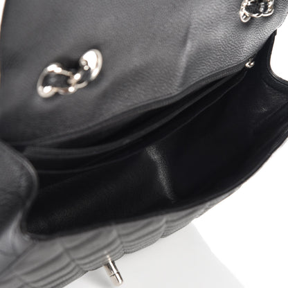 Chanel Caviar Quilted Jumbo Single Flap Black 5 of 8
