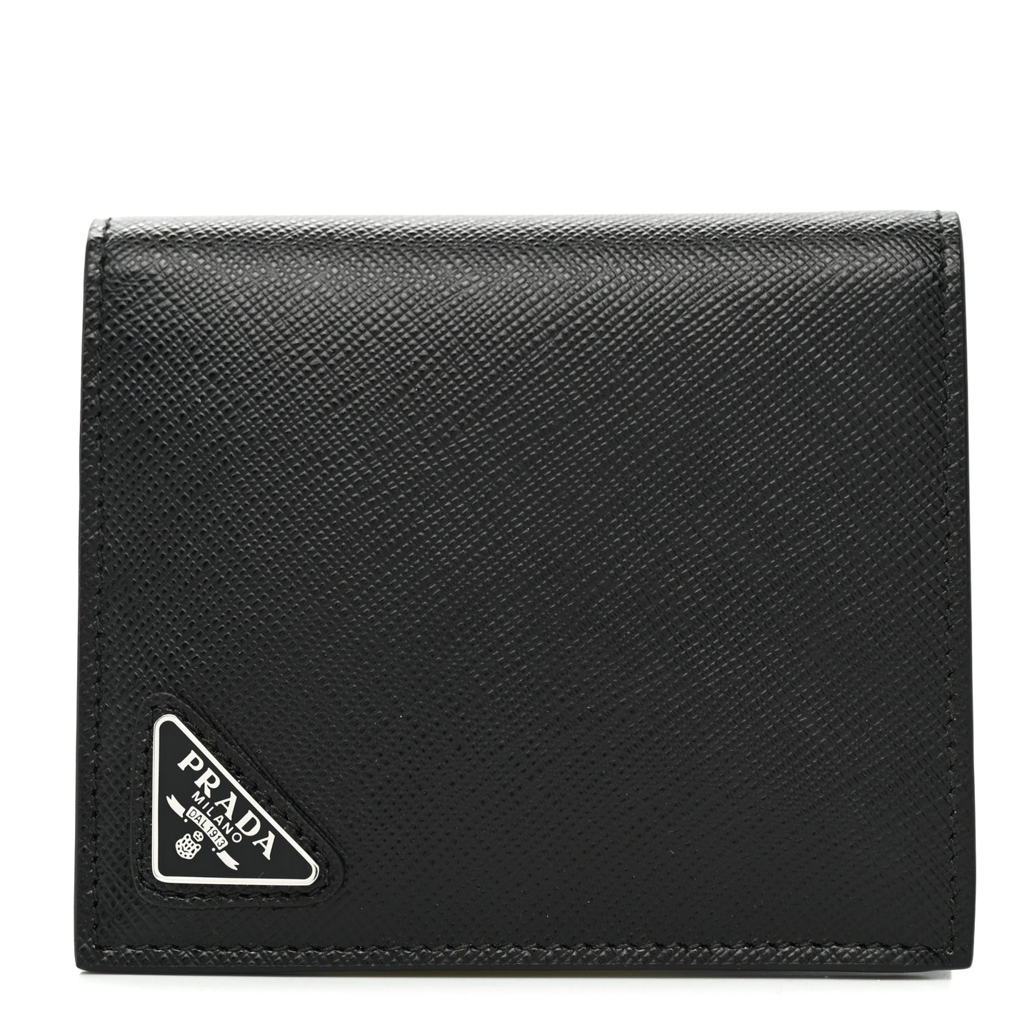 Saffiano Bi-Fold Wallet Black